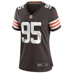 Nike Myles Garrett Cleveland Browns Women's Player Game Jersey Brown