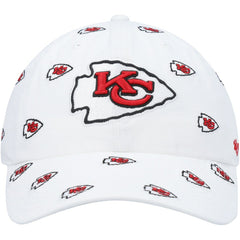 47 brand Kansas City Chiefs '47 Women's Confetti Clean Up Adjustable Hat White