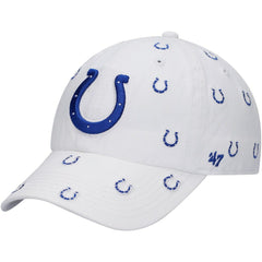 47 brand Indianapolis Colts '47 Women's Confetti Clean Up Adjustable Hat White