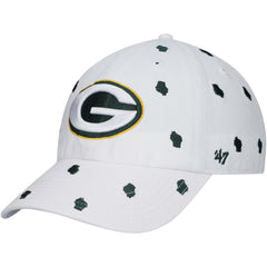 47 brand Green Bay Packers '47 Women's Confetti Clean Up Adjustable Hat White