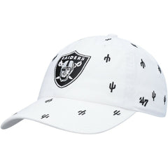 47 brand Las Vegas Raiders '47 Women's Confetti Clean Up Adjustable Hat White