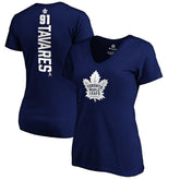 John Tavares Toronto Maple Leafs Women's Playmaker V-Neck T-Shirt - Royal - NHL 3908227