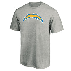 Los Angeles Chargers Primary Logo T-Shirt Heather Gray