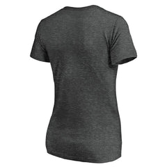 Los Angeles Chargers Women's Victory Arch V-Neck T-Shirt Heathered Gray