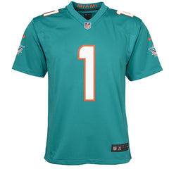 Nike Tua Tagovailoa Miami Dolphins Youth Game Jersey Aqua
