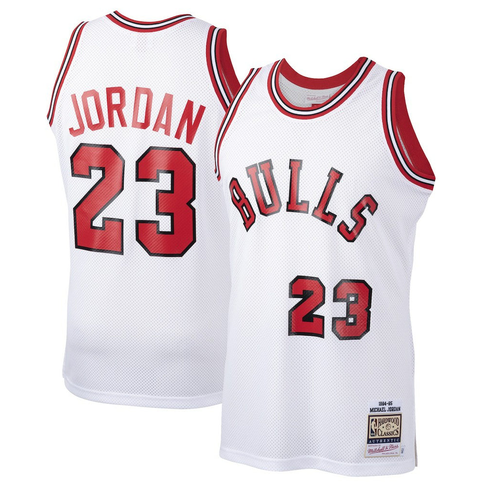 Michael Jordan Chicago Bulls 1984/85 Hardwood Classics Rookie Authentic Jersey for sale White | Mitchell & Ness Near Me