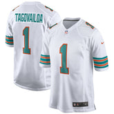 Nike Tua Tagovailoa Miami Dolphins 2nd Alternate Game Jersey White