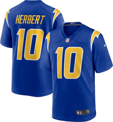 Nike Justin Herbert Los Angeles Chargers Alternate Game Jersey Royal