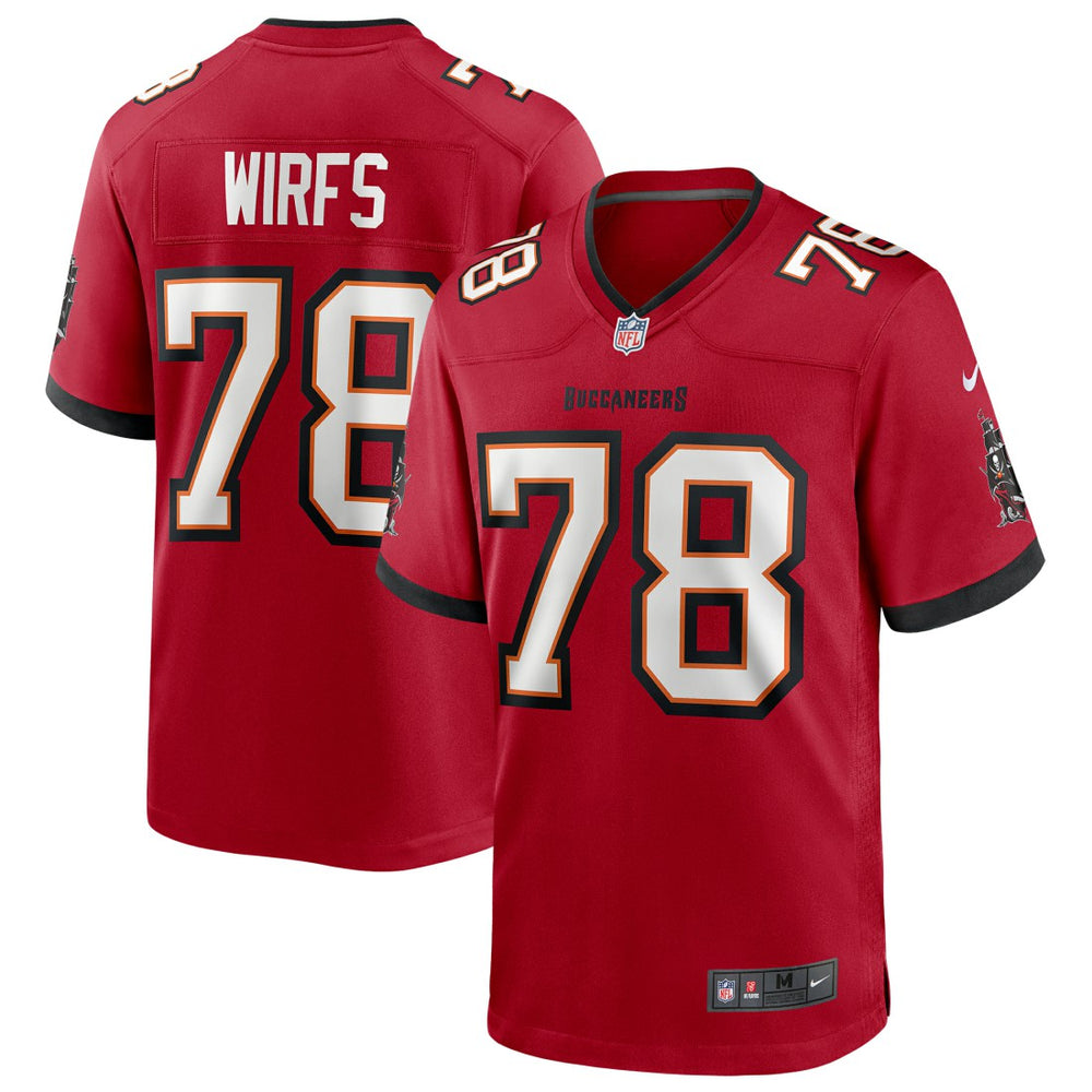 Nike Tristan Wirfs Tampa Bay Buccaneers Player Game Jersey Red
