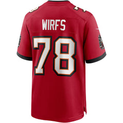 Nike Tristan Wirfs Tampa Bay Buccaneers Player Game Jersey Red