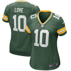 Nike Jordan Love Green Bay Packers Women's Game Jersey Green