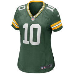 Nike Jordan Love Green Bay Packers Women's Game Jersey Green