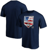 Los Angeles Kings Banner Wave Logo T-Shirt - Navy - NHL 3930363