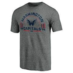 Washington Capitals Team Freedom Tri-Blend T-Shirt - Heathered Gray - NHL 3930637