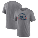 Philadelphia 76ers Team Freedom Tri-Blend T-Shirt Gray