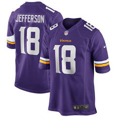 Nike Justin Jefferson Minnesota Vikings Player Game Jersey Purple