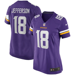 Nike Justin Jefferson Minnesota Vikings Women's Game Jersey Purple