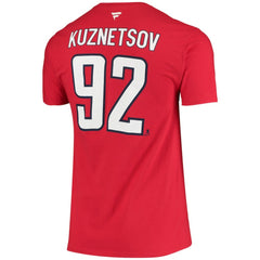 Evgeny Kuznetsov Washington Capitals Fanatics Name & Number T-Shirt - Red - NHL 3949369