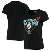 San Francisco Giants G-III Sports by Carl Banks Women's 2020 Spring Training Endzone T-Shirt - Black - MLB Discount