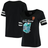 San Francisco Giants Touch by Alyssa Milano Women's Triple Play T-Shirt - Black - MLB Lifestyle