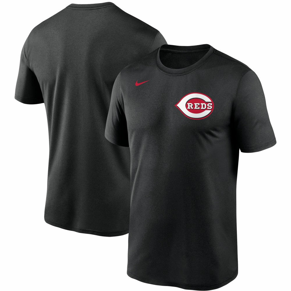 Cincinnati Reds Nike Wordmark Legend Performance T-Shirt - Black - Nike Lifestyle