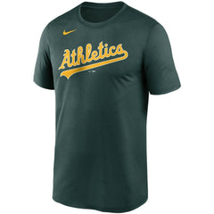 Athletics Nike Wordmark Legend Performance T-Shirt - Green - Nike Lifestyle