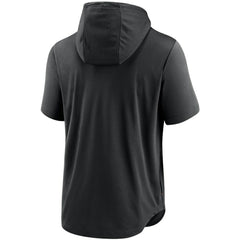 Baltimore Orioles Nike Home Team Short Sleeve Performance Hoodie Top - Black - Nike Sale