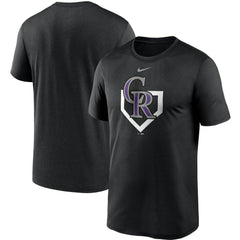 Colorado Rockies Nike Icon Legend Performance T-Shirt - Black - Nike Discount