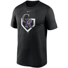 Colorado Rockies Nike Icon Legend Performance T-Shirt - Black - Nike Discount