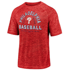 Philadelphia Phillies Fanatics Line Up Primary Threat Striated T-Shirt - Red - Fanatics Online