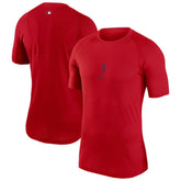 Los Angeles Angels Nike Authentic Collection Performance Raglan T-Shirt - Red - Nike Discount