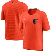 Baltimore Orioles Nike Authentic Collection Pregame Performance V-Neck T-Shirt - Orange - Nike Discount