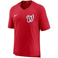 Washington Nationals Nike Authentic Collection Pregame Performance V-Neck T-Shirt - Red - Nike Sale
