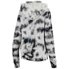 New Orleans Saints New Era Women's Tie Dye Fleece Full-Zip Hoodie Black
