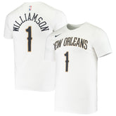 Zion Williamson New Orleans Pelicans Name & Number Performance T-Shirt White | Nike Near Me