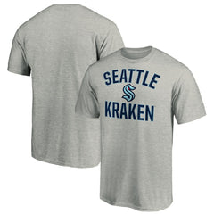 Seattle Kraken Fanatics Victory Arch T-Shirt - Heather Gray - NHL 3959185