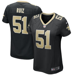 Nike Cesar Ruiz New Orleans Saints Women's Game Jersey Black