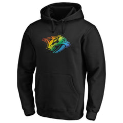 Nashville Predators Team Pride Logo Pullover Hoodie - Black - NHL 3964484