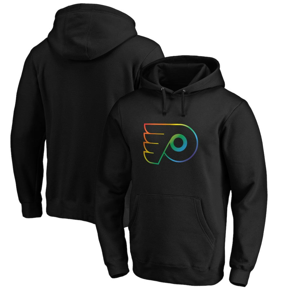 Philadelphia Flyers Team Pride Logo Pullover Hoodie - Black - NHL 3964489