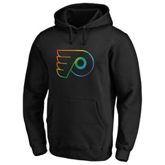 Philadelphia Flyers Team Pride Logo Pullover Hoodie - Black - NHL 3964489