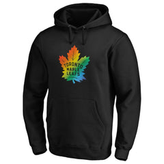 Toronto Maple Leafs Team Pride Logo Pullover Hoodie - Black - NHL 3964494