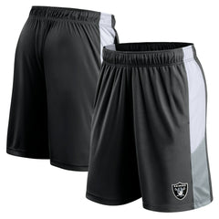Fanatics Las Vegas Raiders Prep Colorblock Shorts Black