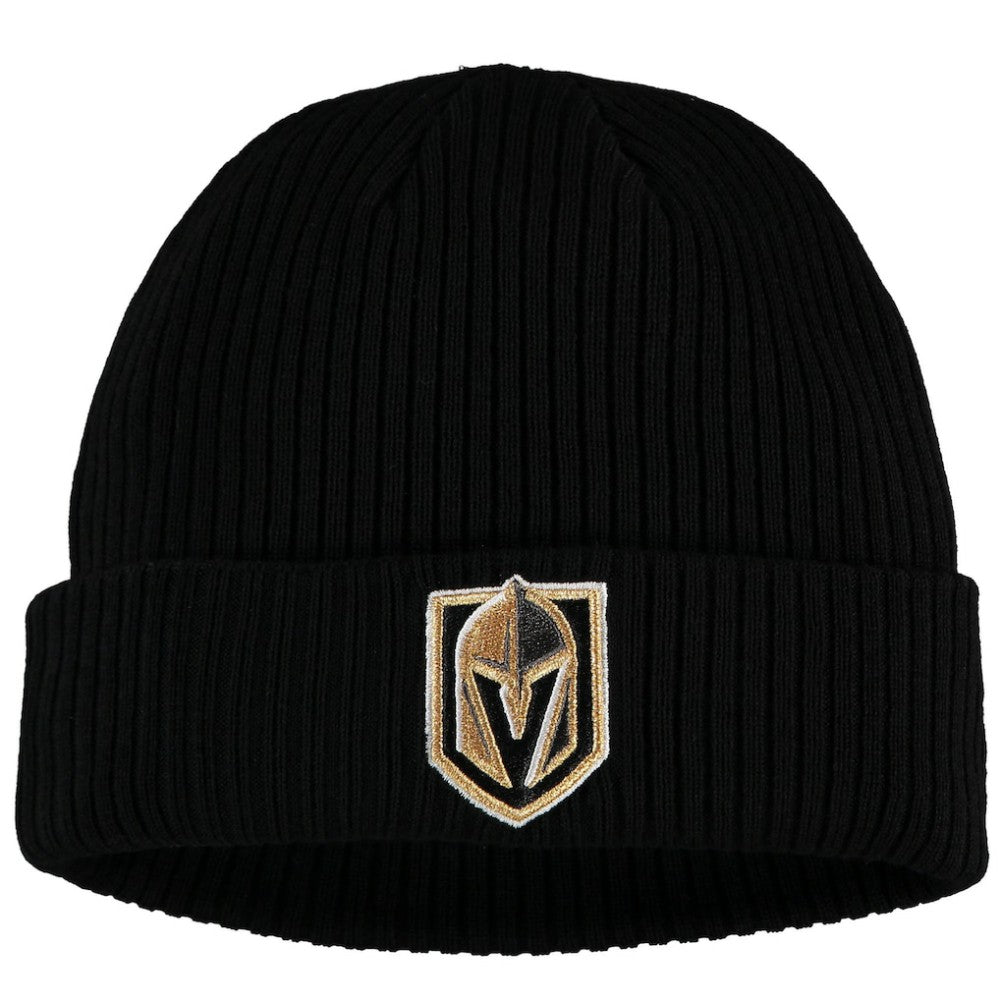 Vegas Golden Knights Fanatics Core Primary Logo Cuffed Knit Hat - Black - NHL 3970340