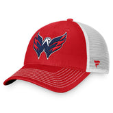 Washington Capitals Fanatics Core Primary Logo Trucker Adjustable Hat - Red/White - NHL 3970578