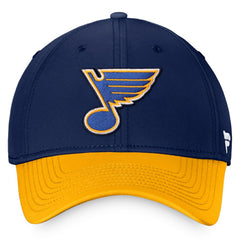 St. Louis Blues Fanatics Core Primary Logo Flex Hat - Navy - NHL 3970676