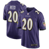 Nike Ed Reed Baltimore Ravens Game Retired Player Jersey Purple