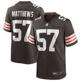 Nike Clay Matthews Cleveland Browns Game Retired Player Jersey Brown