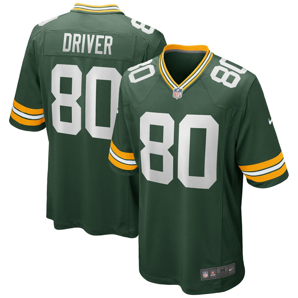 Nike Donald Driver Green Bay Packers Game Retired Player Jersey Green