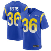 Nike Jerome Bettis Los Angeles Rams Game Retired Player Jersey Royal