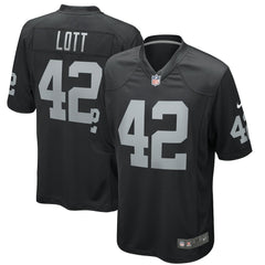 Nike Ronnie Lott Las Vegas Raiders Game Retired Player Jersey Black